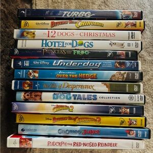 13 animal related kids family dvds! Great condition!
